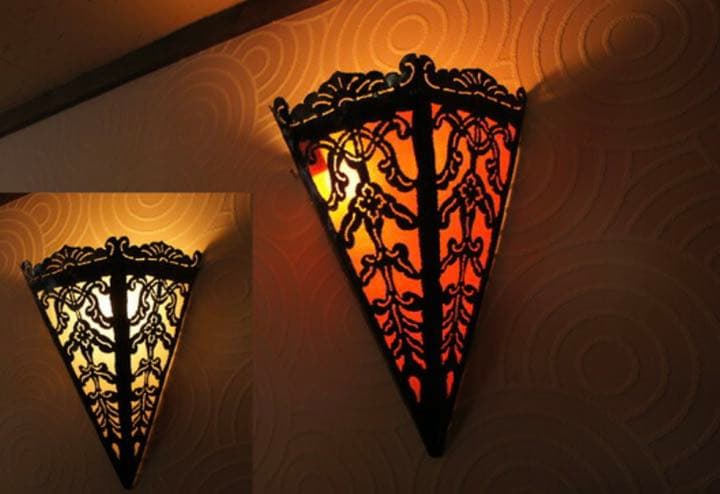 アジアン バリ島 壁掛け ランプシェード 飾り オブジェ リゾート プルメリア