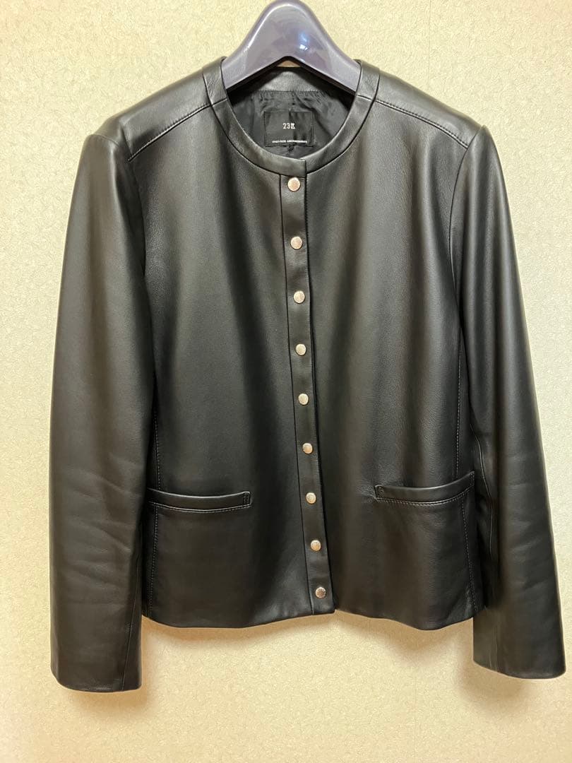 23区　ラムレザージャケット