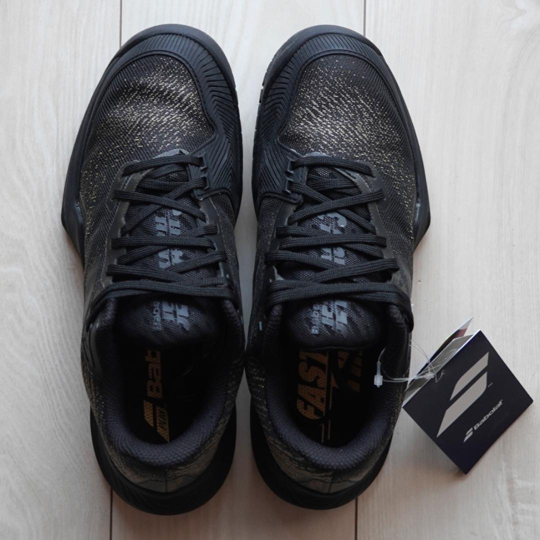 バボラ テニスシューズ オールコート メンズ 25cm ブラック／ゴールド