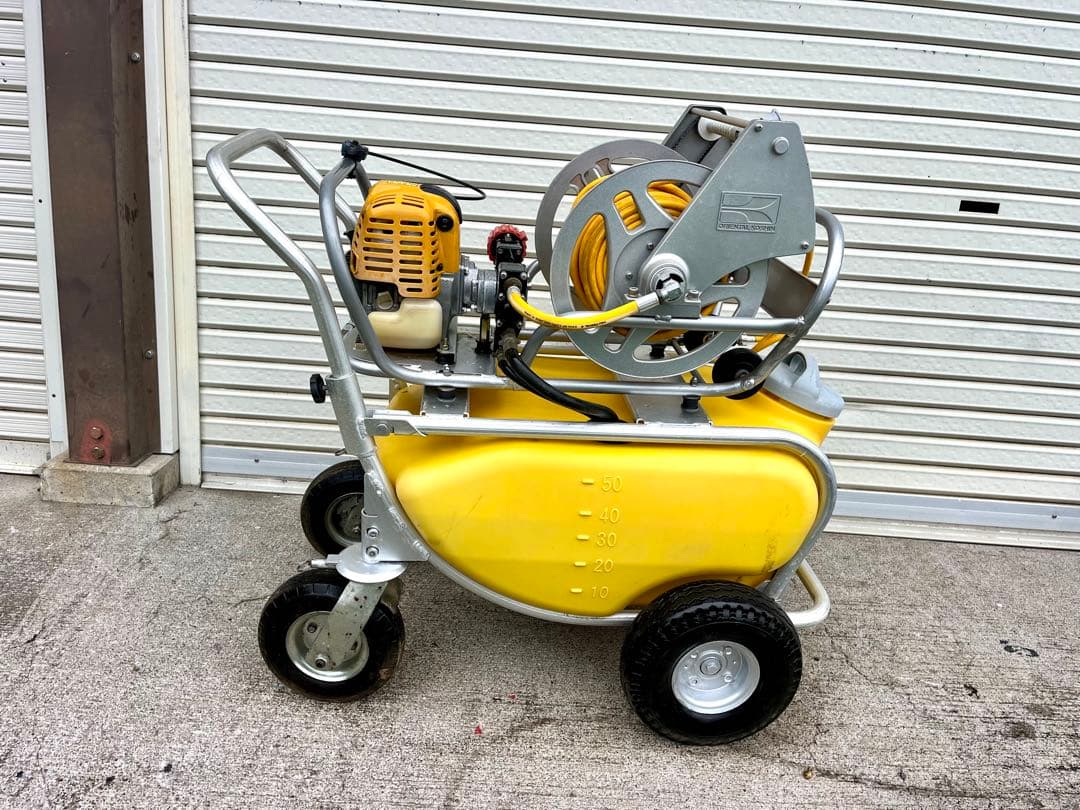 工進KV-ER50 エンジン噴霧機タンクホースフルセット　消毒　散水　稼働品