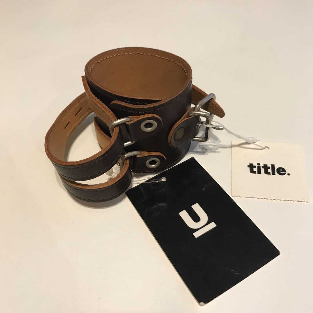 新品 AFFA リストバンド assemble undercover