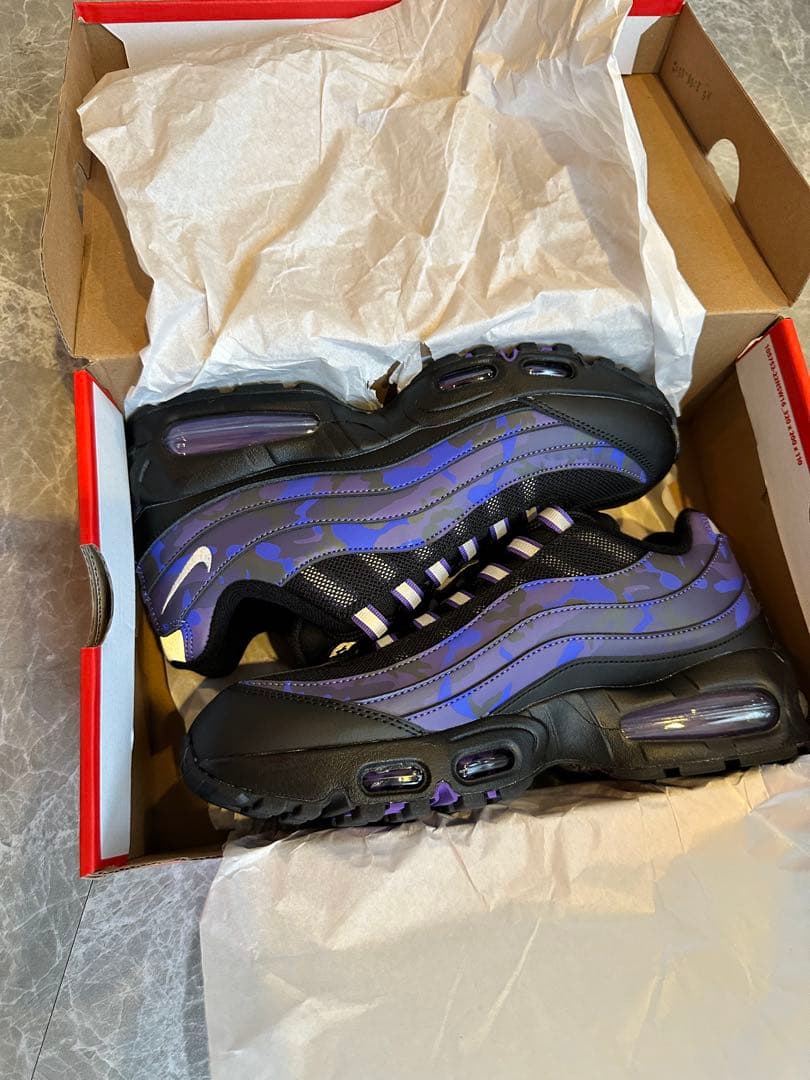 靴 AIR MAX 95 QS COURT PURPLE
