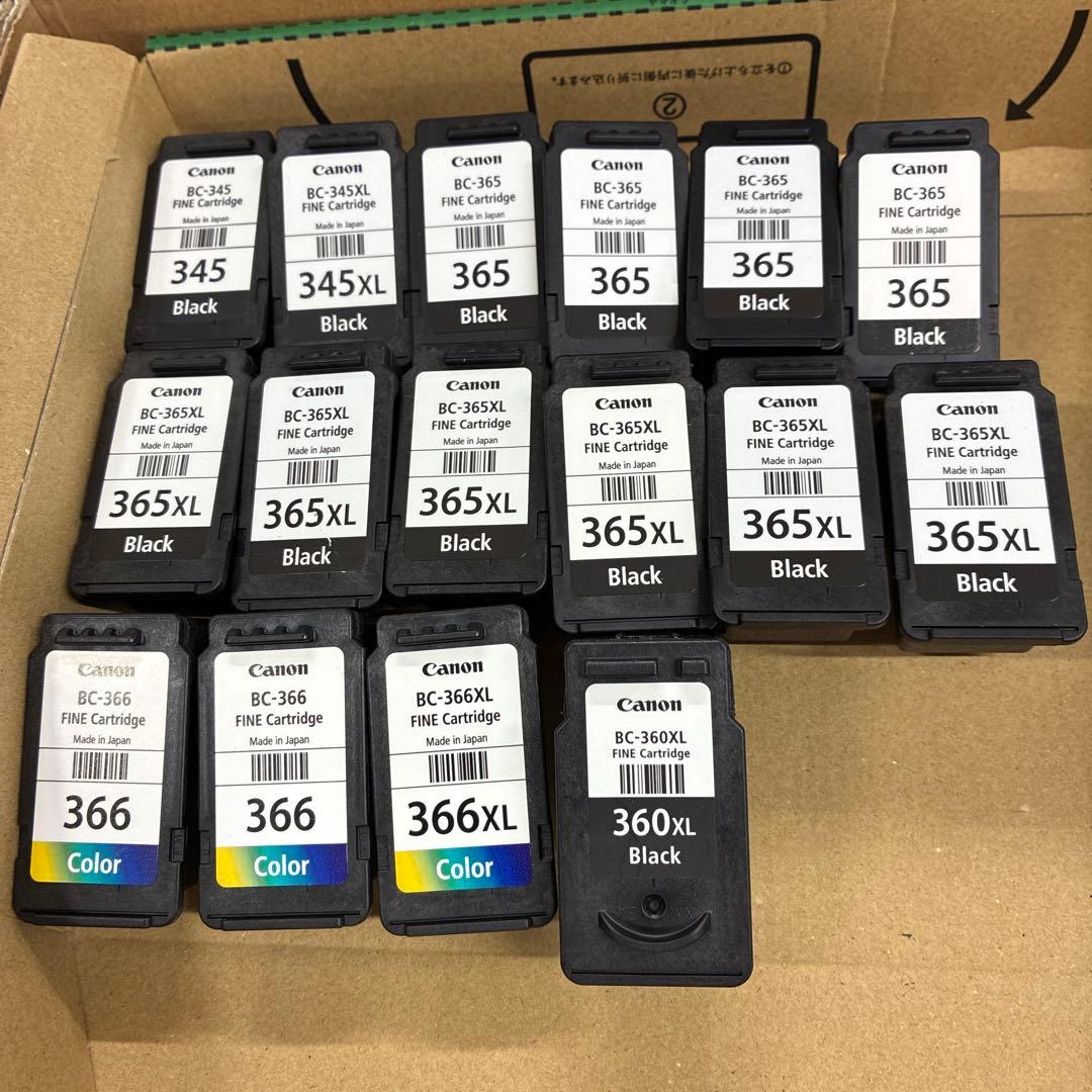 使用済みCanon インクカートリッジセット 16個
