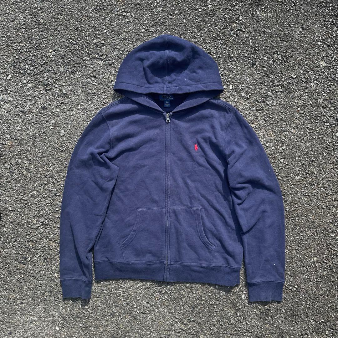 ラルフローレン　ジップパーカー　S〜M相当