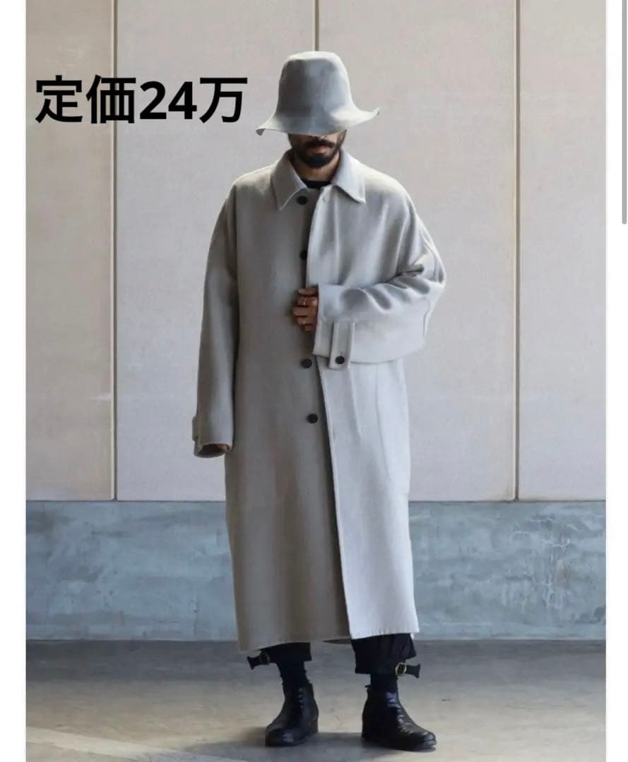 nonnotte 24aw オーバーコート　トープ　サイズ5