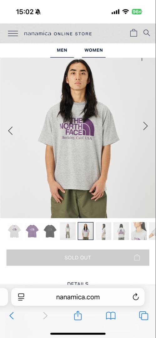 トップス PALACE x The North Face Purple Label L