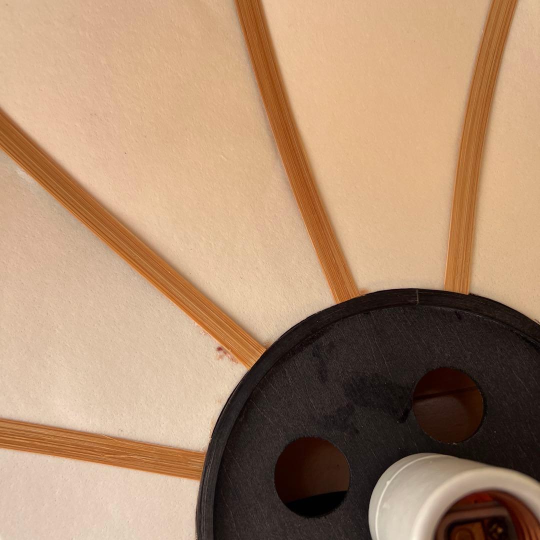 和風円形シーリングライト ホワイト・ブラック