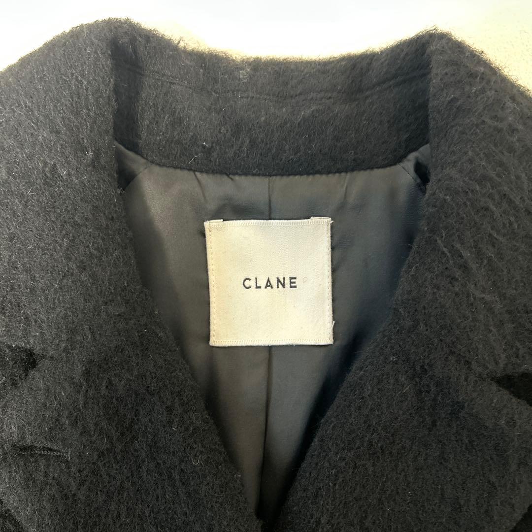 CLANE クラネ✨DOUBLE WOOL LONG COAT 黒　ロングコート
