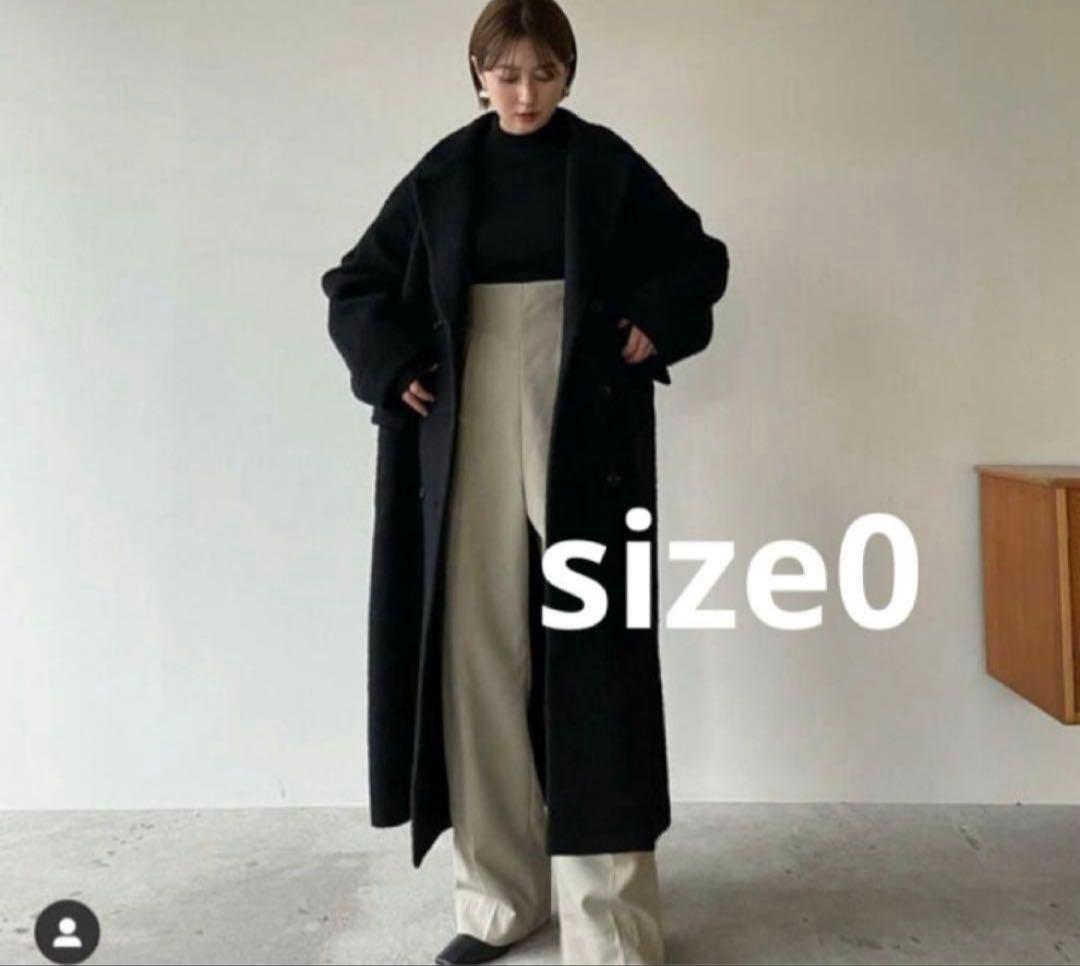 CLANE クラネ✨DOUBLE WOOL LONG COAT 黒　ロングコート