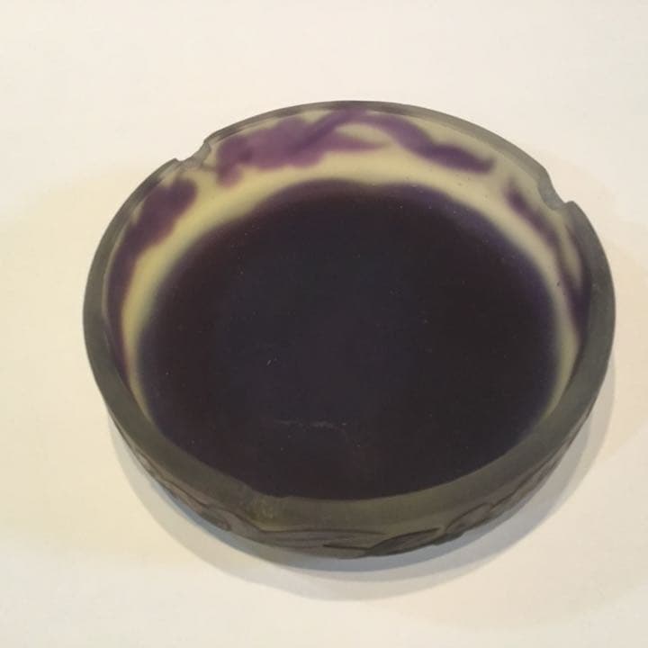 エミール・ガレ 復刻版 ルーマニア製 新品 ハンドメイド 灰皿 小物入れ 花瓶