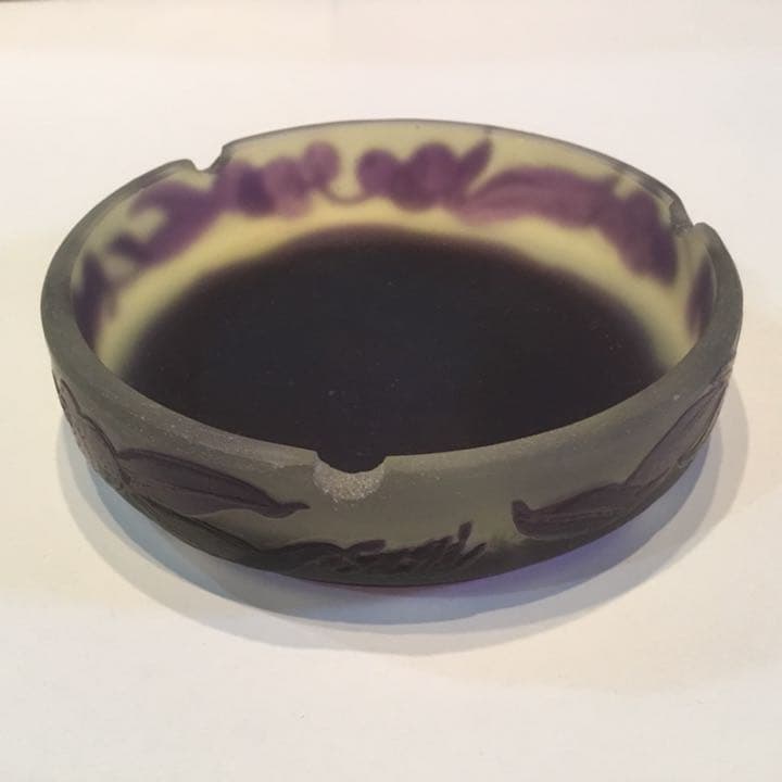 エミール・ガレ 復刻版 ルーマニア製 新品 ハンドメイド 灰皿 小物入れ 花瓶