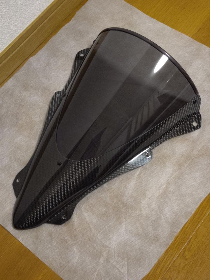 【美品】ZX-25R マジカルレーシング 綾織り艶ありカーボンスモークスクリーン