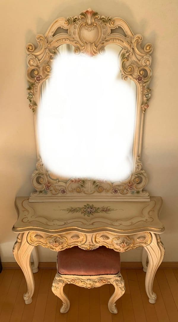 購入前要相談　ロココ調家具　猫足家具　ドレッサー