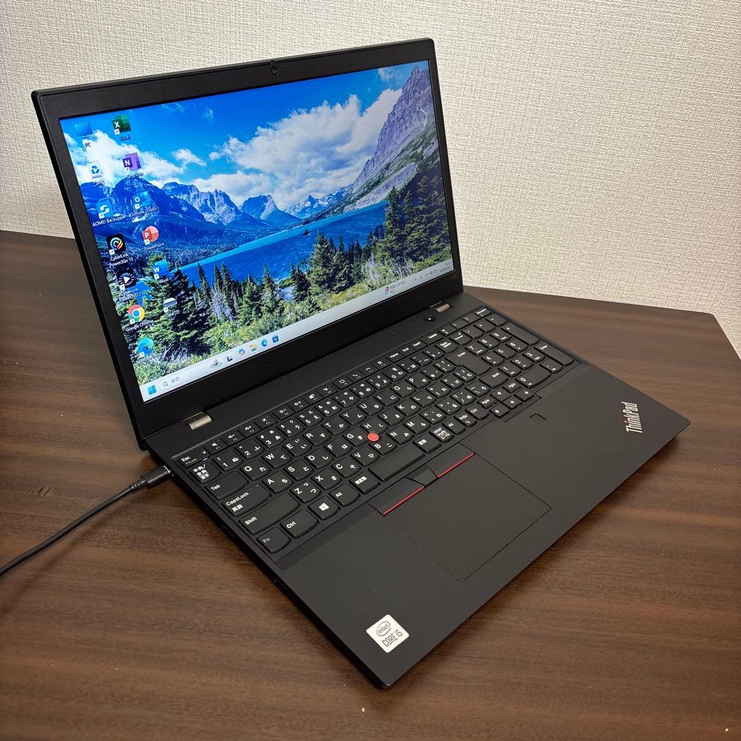 高速SSD！起動時間約10秒！ThinkPad高性能15.6型ノート