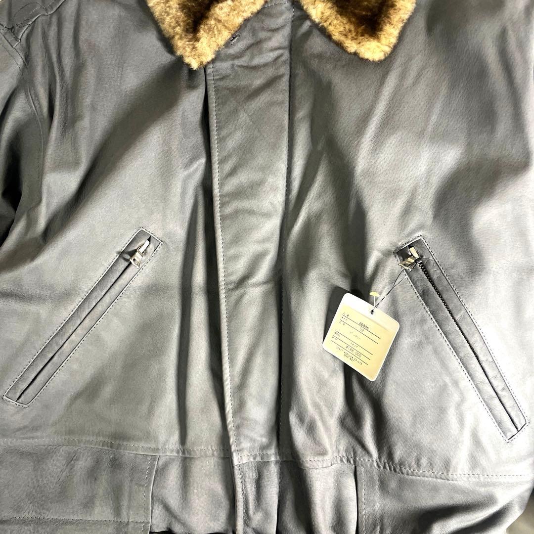 ユーロヴィンテージ　ペッカリー　レザージャケット　ririジップ　イタリア製