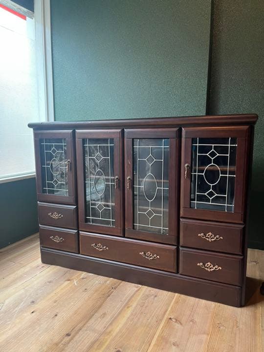 キャビネット 飾り棚 インテリア アンティーク ラック 昭和レトロ