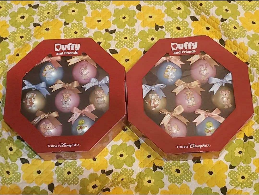 7点set ダッフィー フレンズ オーナメントX'mas オーナメント 新品