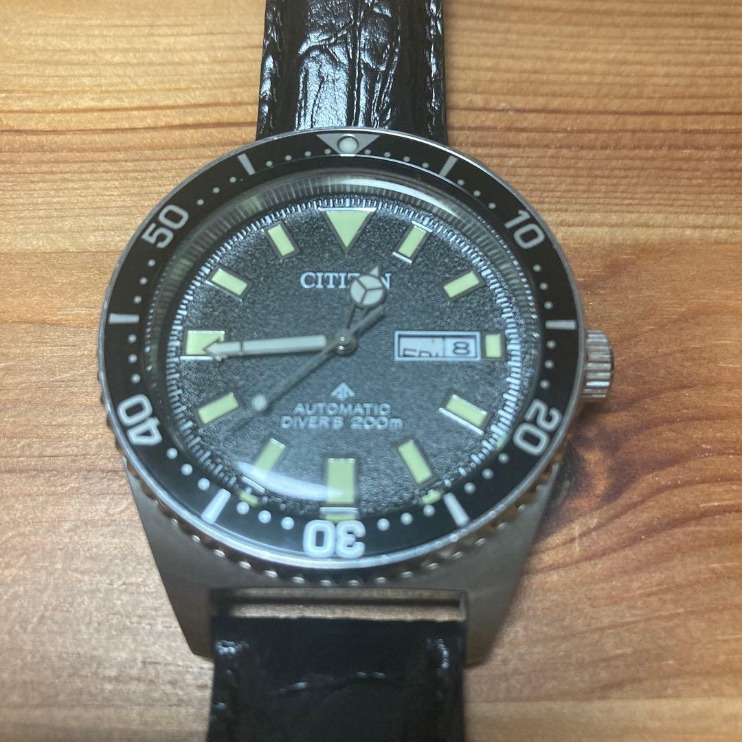 シチズン プロマスター 自動巻 ダイバー 200m防水