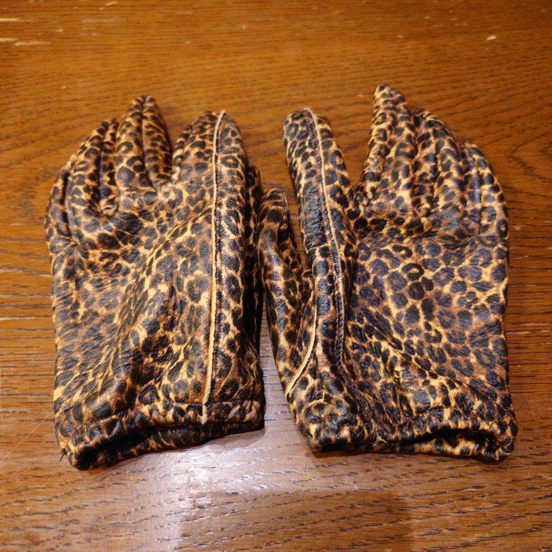 LAMP GLOVES ランプグローブスSHORTY- LEOPARD