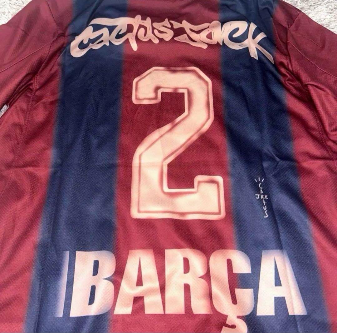 希少　バルセロナ トラビィススコット ユニフォーム Travis トラビス