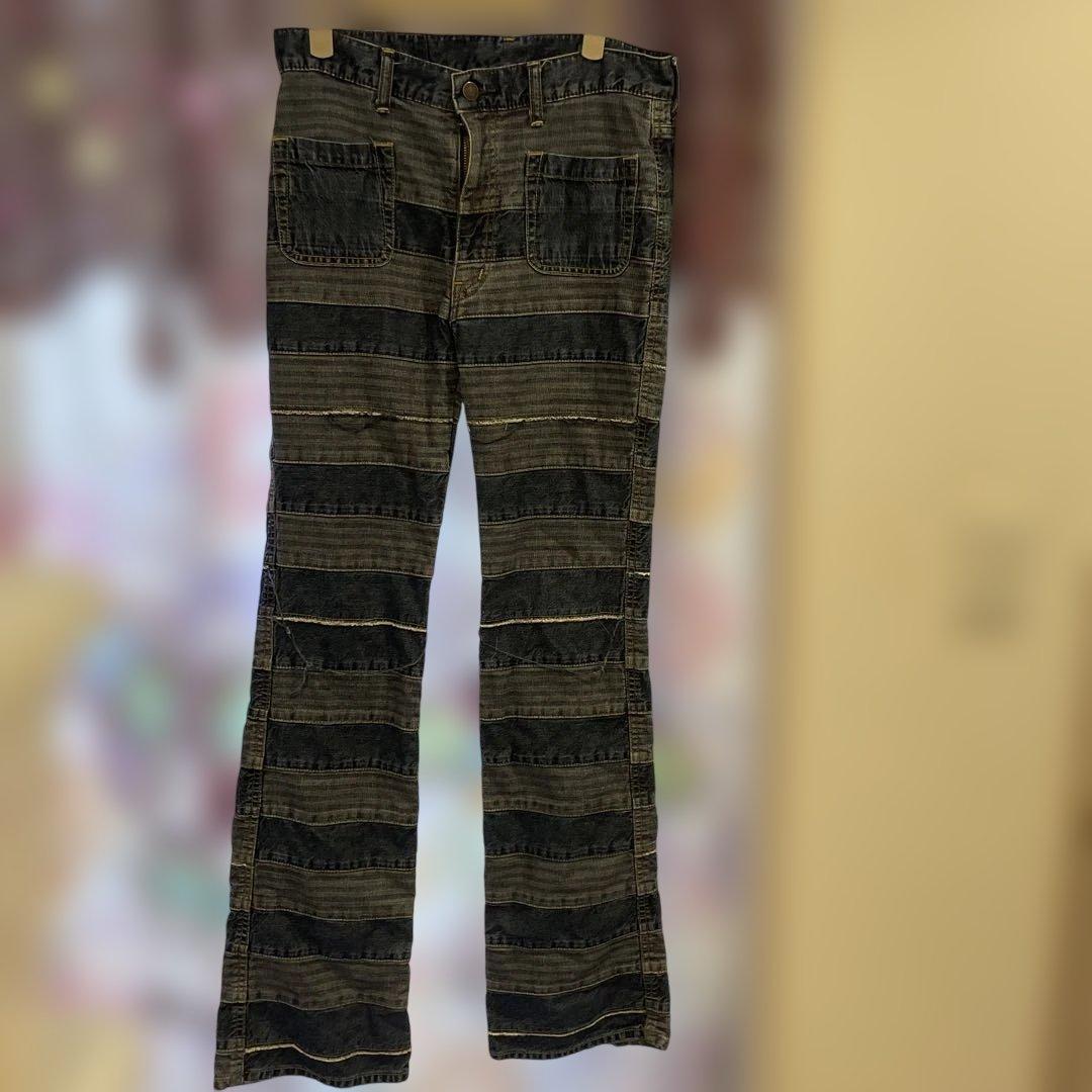 ヒステリックグラマー　ツギハギデニム　パッチワーク　ダメージ　28