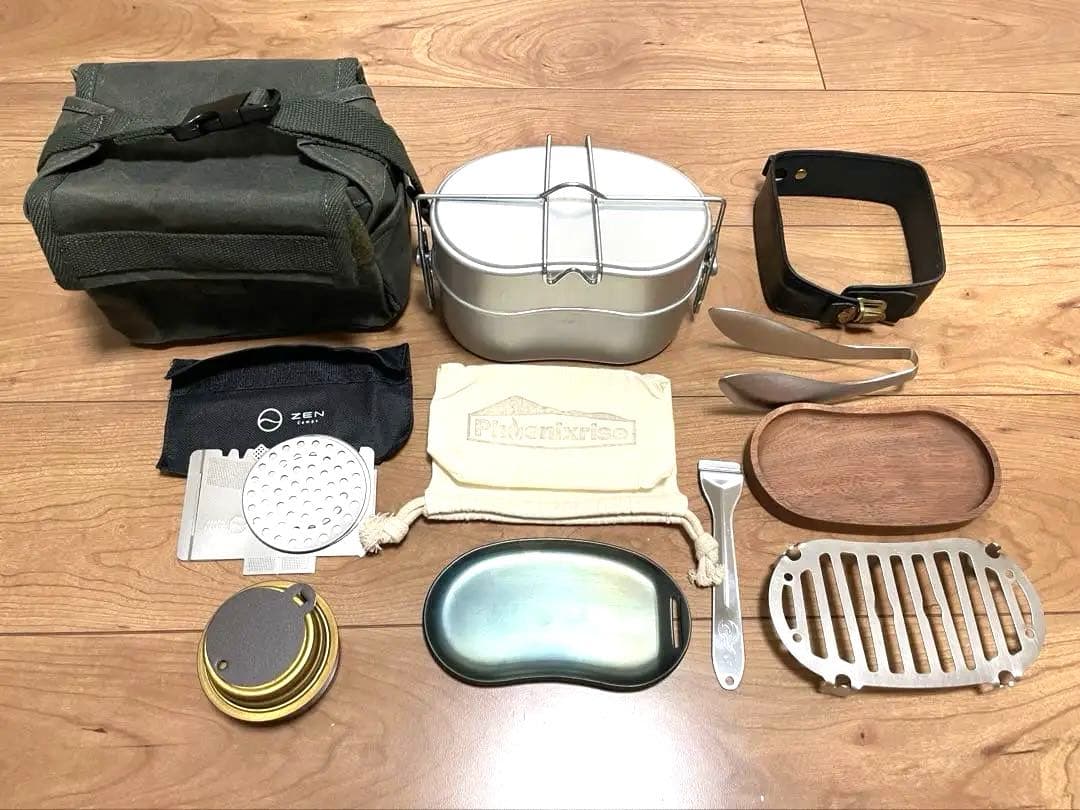 EVERNEW 山岳飯盒弐型 asobito ケース完璧スタッキング！