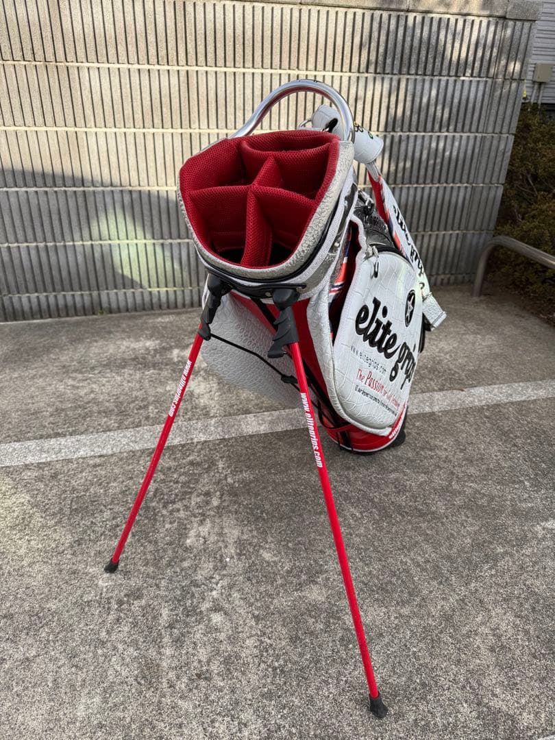 エリートグリップ　限定クロコ23年モデルツアースタンド　大型パラソルプレゼント