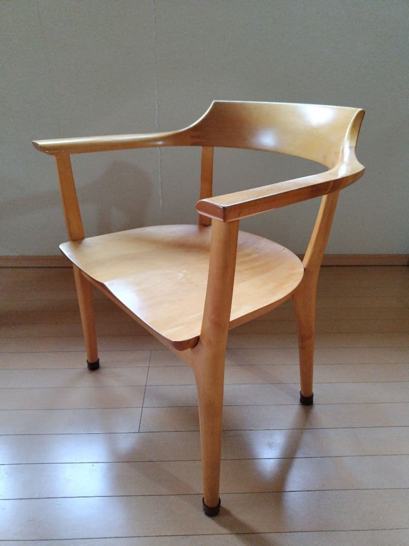 家具蔵 アームチェア メープル無垢材 ④