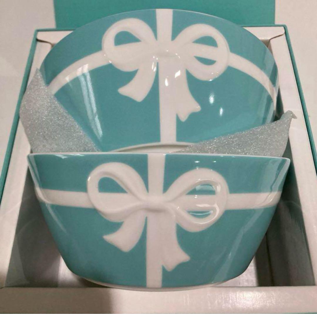 新品　2個セット　ティファニー　ボウル　ブルーボウル　ティファニー食器