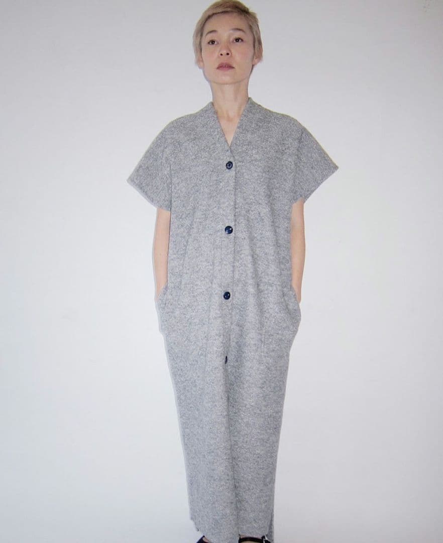 エメラルドサーティーン　ラップデザイン ワンピース　ネイビー