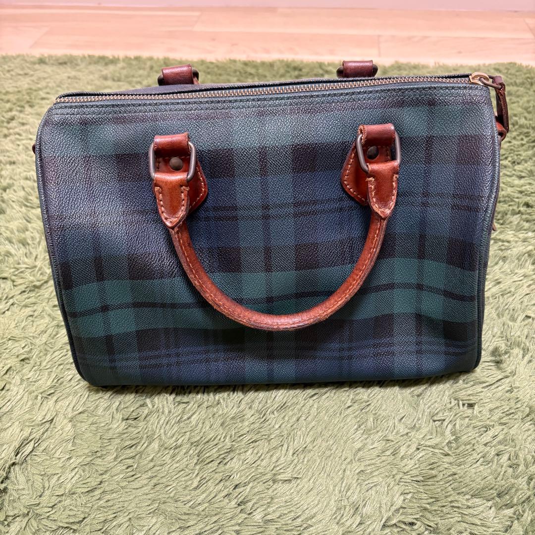 POLO RALPH LAUREN ラルフローレン　チェックミニボストンバック