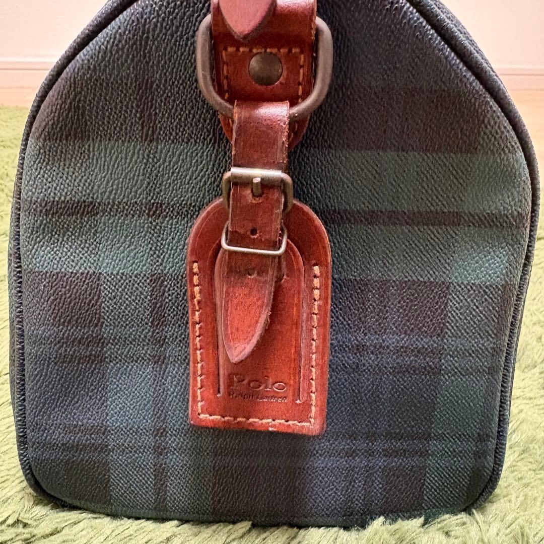 POLO RALPH LAUREN ラルフローレン　チェックミニボストンバック