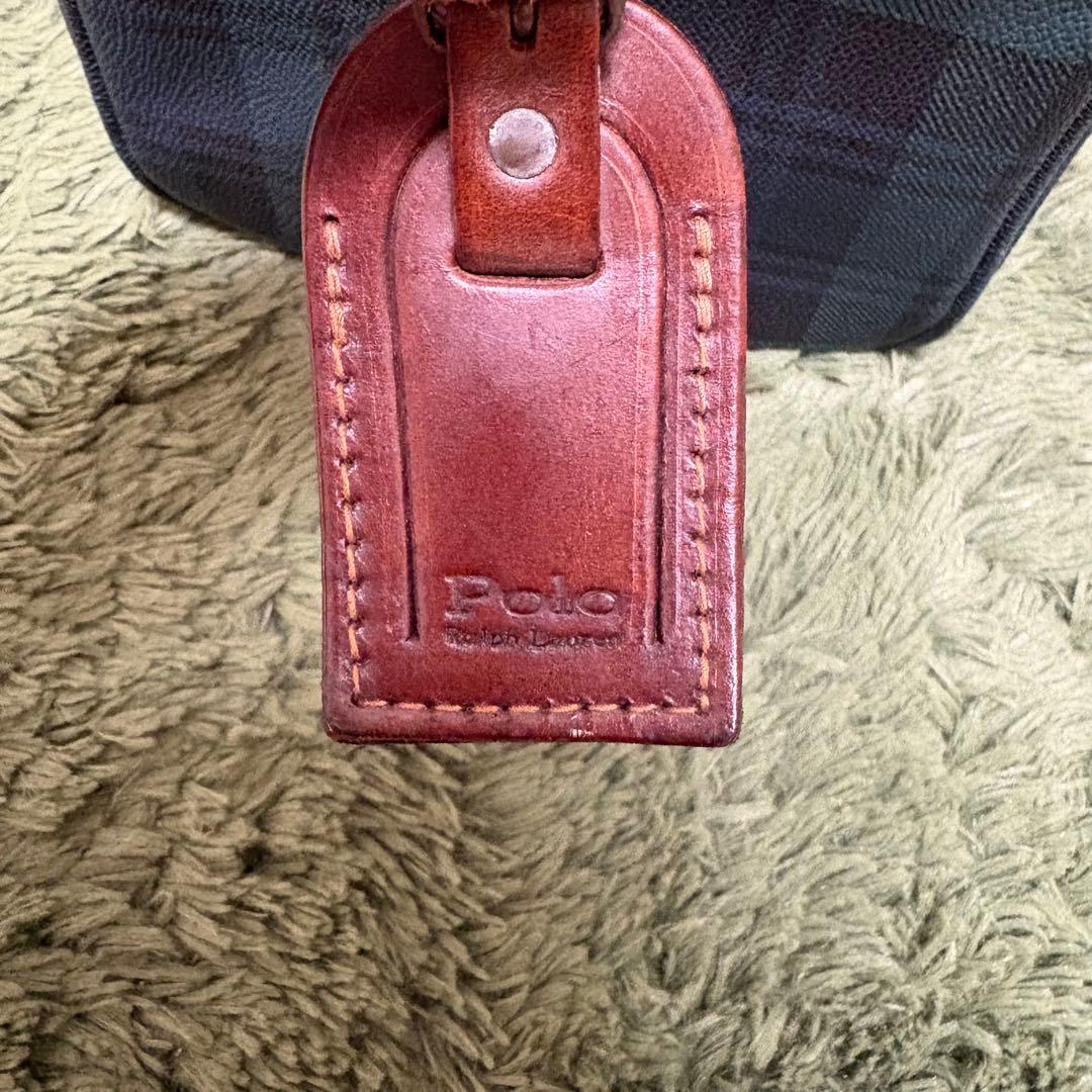 POLO RALPH LAUREN ラルフローレン　チェックミニボストンバック