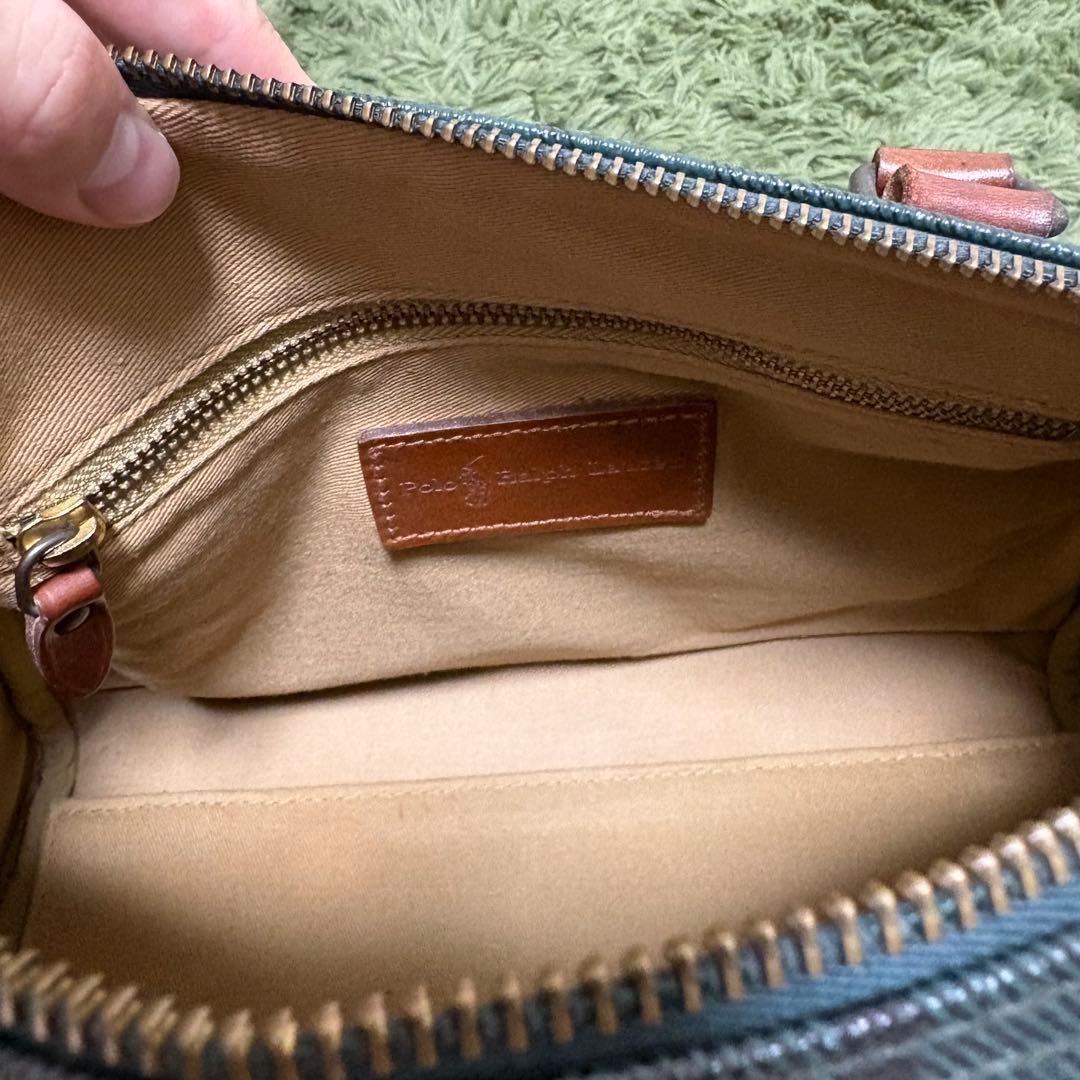 POLO RALPH LAUREN ラルフローレン　チェックミニボストンバック