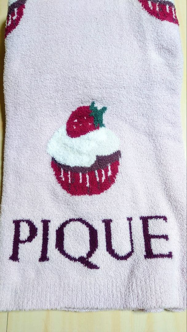 gelato pique　ジェラートピケ　カップケーキ柄 　ブランケット
