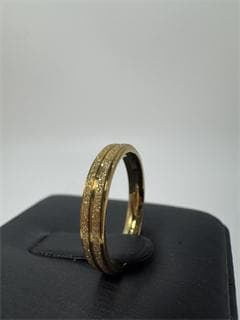 《日本製18金》K18ゴールド 二重リング シンプル1.76g 11号 即日発送