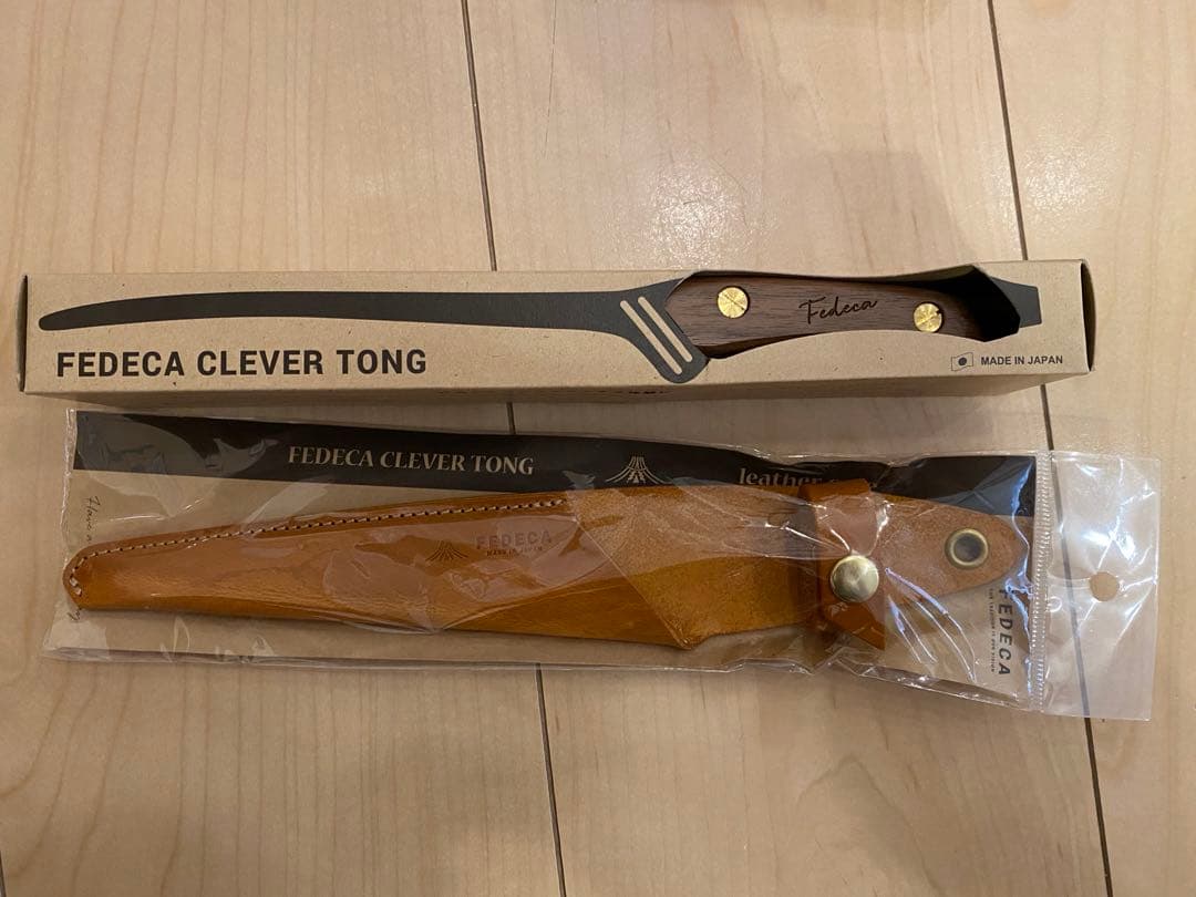 FEDECA CLEVER TONG ウォルナットケース付き