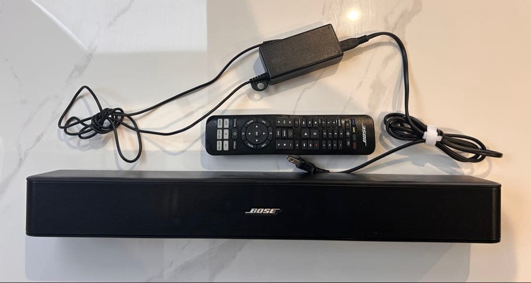 Bose サウンドバー 黒色 リモコン付き