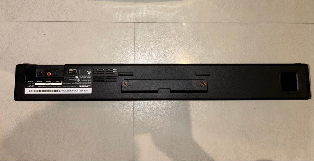 Bose サウンドバー 黒色 リモコン付き