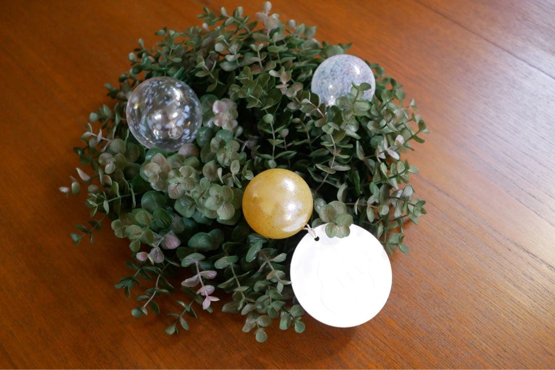 【タグ付き新品】　オカベマキコ　しゃぼんリース