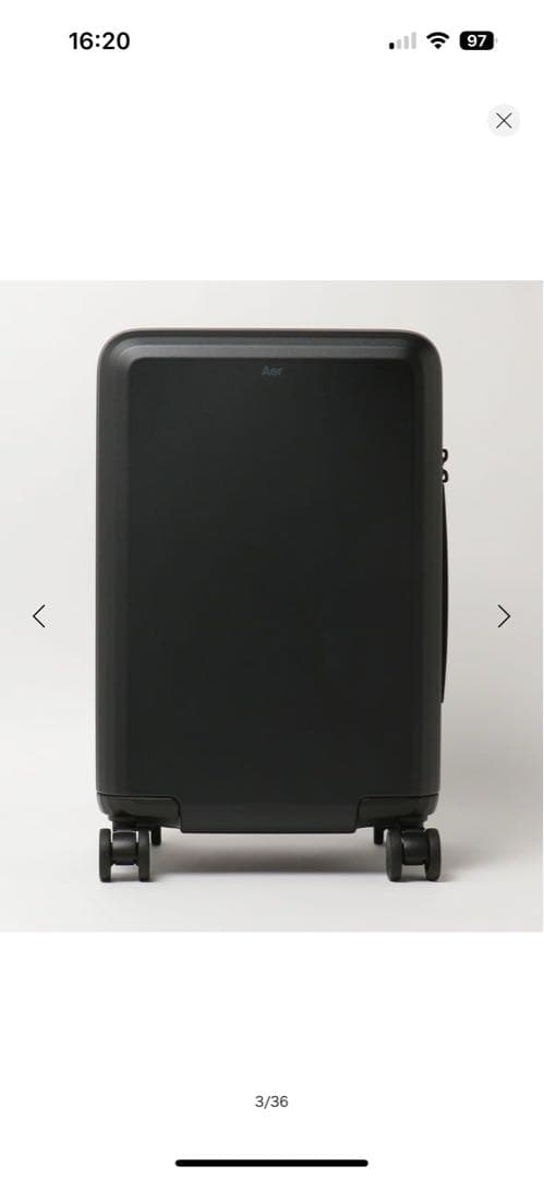 Ｆ　Aer スーツケース　ブラック