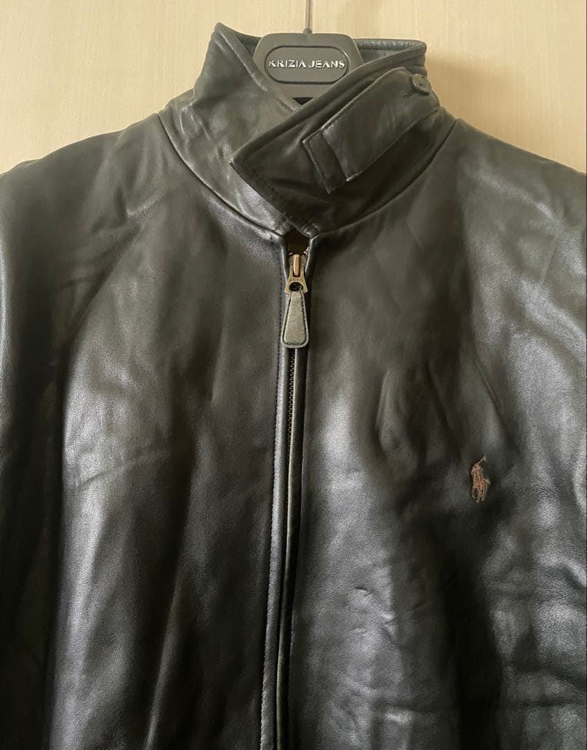 Polo by Ralph Lauren レザージャケット　LL ブラック