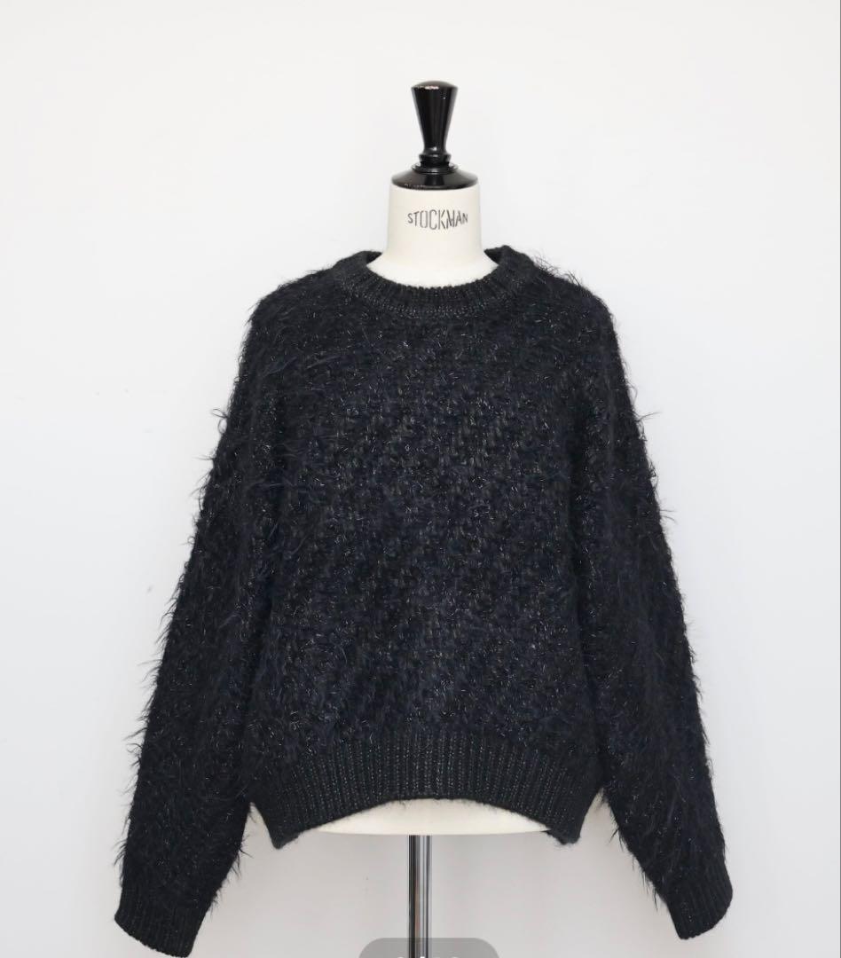 gypsohila ジプソフィア　Feather Glitter Knit