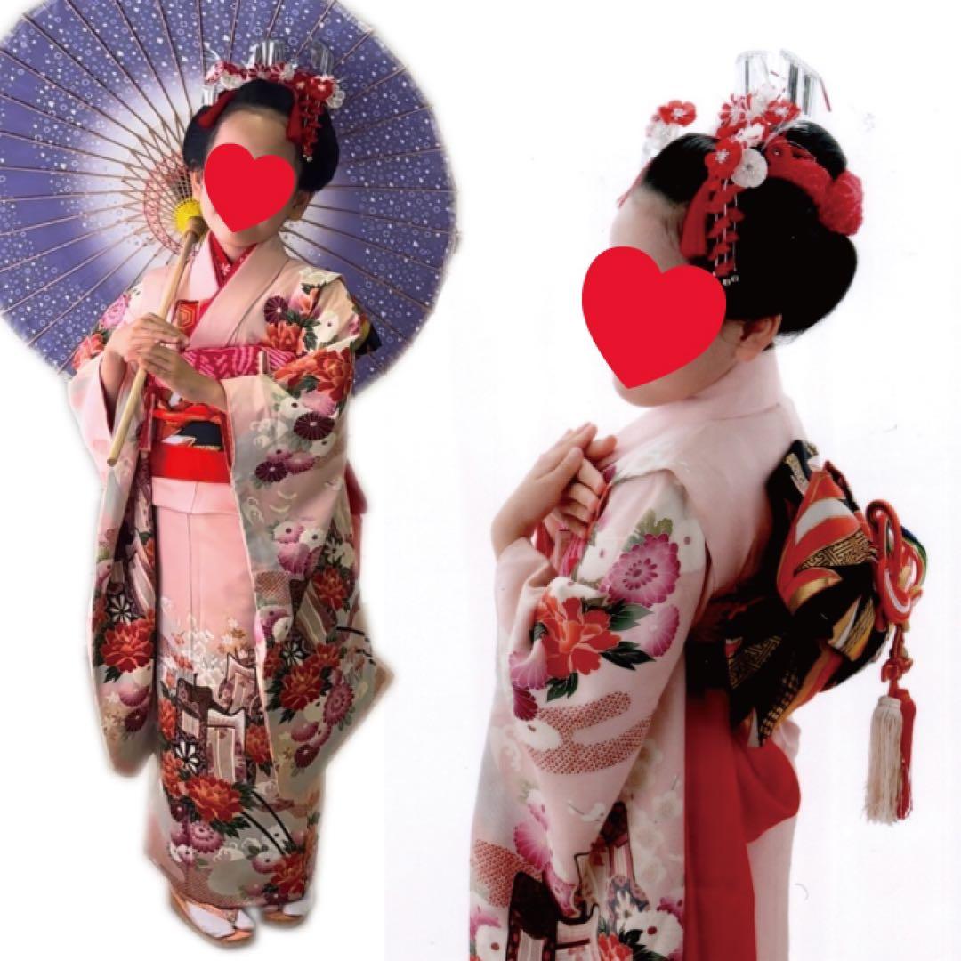 七五三　友禅作家　着物　7歳