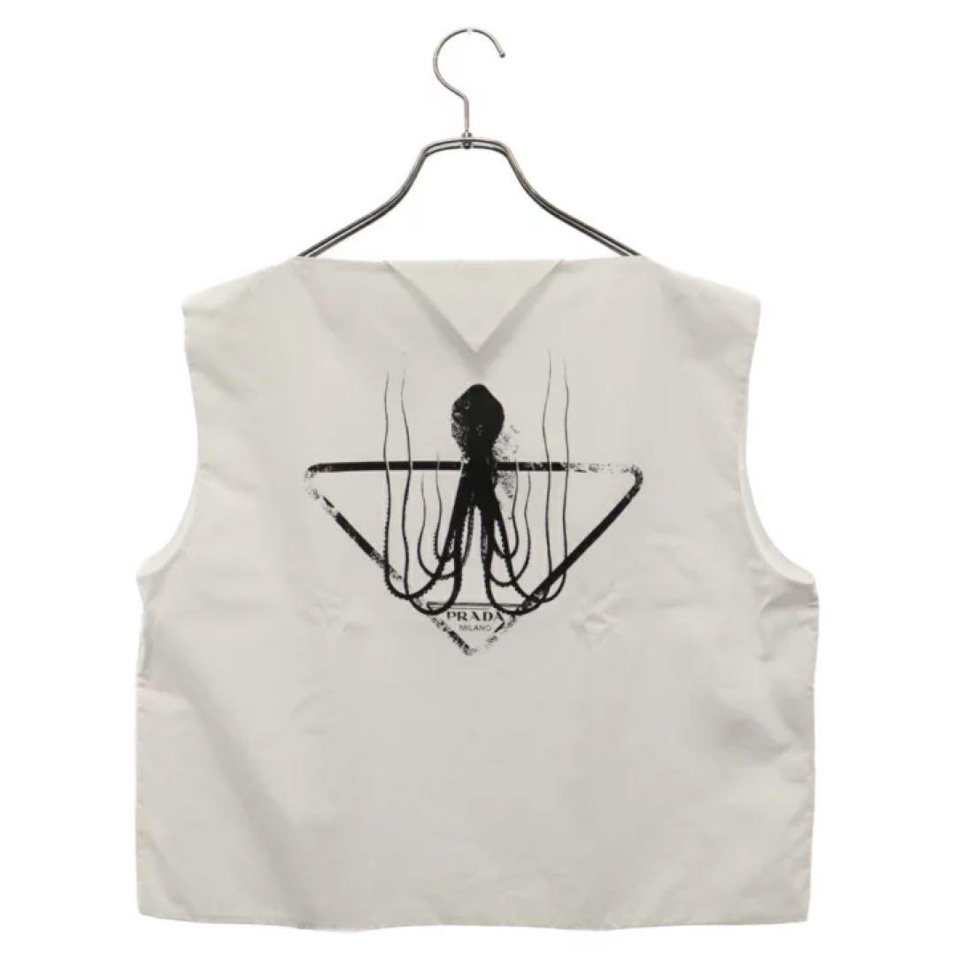 【プラダ】SS25 メンズコレクションノースリーブ　トップス