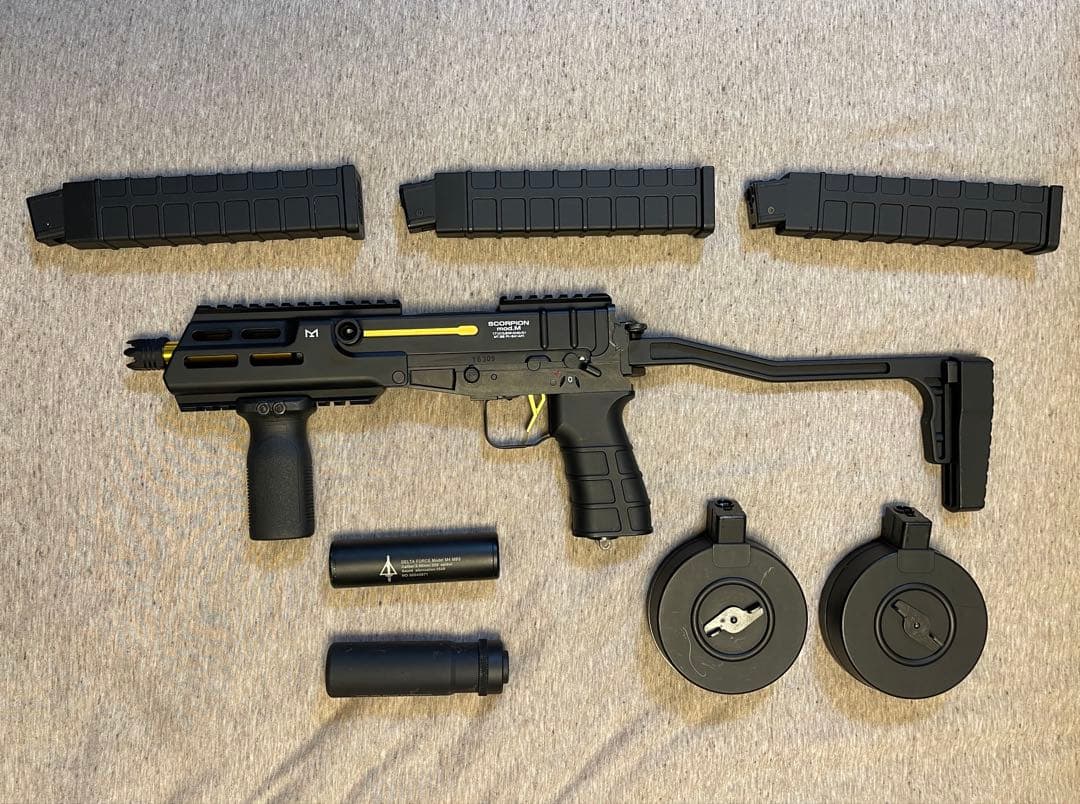 最終値下　東京マルイスコーピオンMOD ケイホビー番頭改三