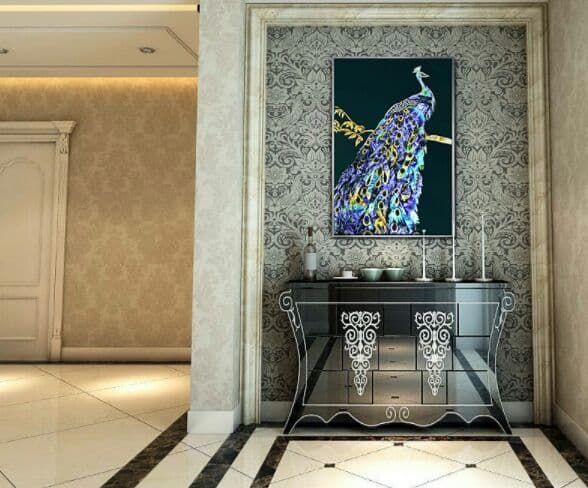 ほうろう彩の装飾画