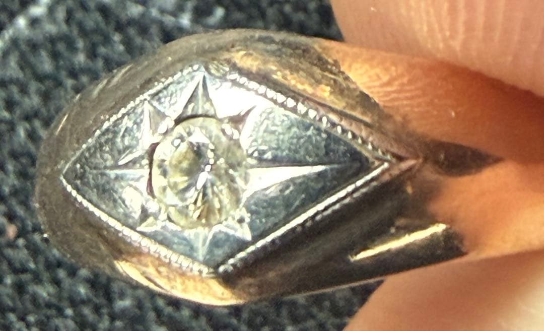 コンビリング　K18 プラチナ 総重量2.6g サイズ8号