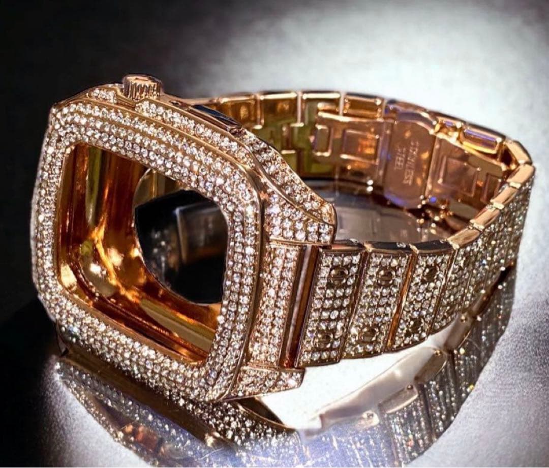 G55★AppleWatchステンレスバンドアップルウォッチキラキラカバーケース