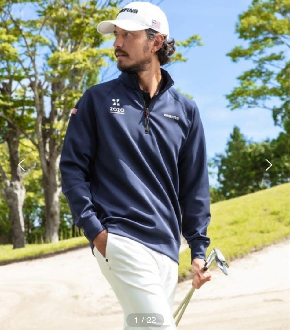 BRIEFING ZOZO CHAMPIONSHIP ハーフジップセーター